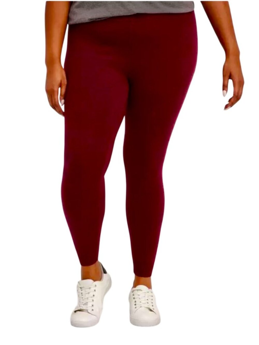 Torrid Platinum Sweater Knit Leggings Tapered Leg Wine Size 3